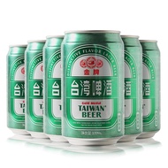 Taiwan Beer Original Packaging Imported Beer 330mL * 6 Listening Cans Craft-Stuffed Malt Cans