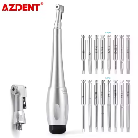 Dental Universal Implant Torque With 16pcs Drivers Wrench AZDENT Dentistry Latch Head Handpiece 5 to