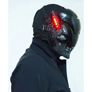 LED cyberpunk 2077 skull mask cosplay