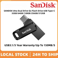 [MY] sandisk 2 in 1 flash drive SDDDC3 Type-C Ultra Dual 256G 128GB Gb 32 64GB Stick USB3.1 pendrive type c to usb OTG 512GB