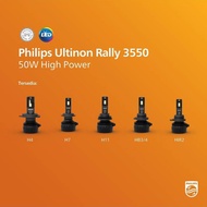 PHILIPS Ultinon Rally 3550 LED Headlight หลอดไฟหน้า LED สว่างกว่า +300% กำลังไฟ 50W ขั้ว H4  H7  H11