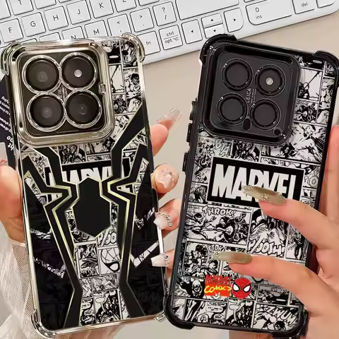 Spider-Man LOGO For Xiaomi Redmi A5 A7 15C POCO F8 F7 X8 X7 M7 Note 15 14 Mi 15T Ultra Pro Max Soft 