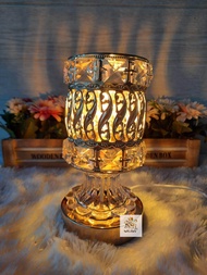 Lampu Tidur Meja Hias Sentuh Kristal Fragrance Lamp
