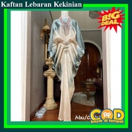 Contemporary Women's Kaftan Deres Dres Drwss Ied Raya Muslim Clothes for Adult Women Bj Bsju Naju Ka