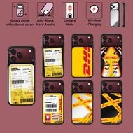 DHL Acrylic Mirror Magnetic Ring effect phone case compatible Apple iPhone 18 Pro Max 17 Pro Duo Sho