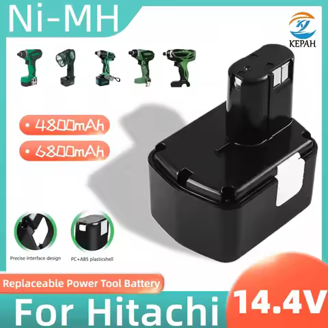 New For Hitachi 14.4V NI-MH 12.8Ah Rechargeable Battery EB1414S EB1414 EB1424 EB14B EB1412S DS14DL D