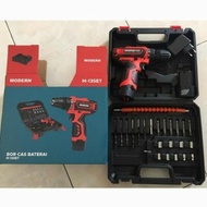 Bor cas SET modern bor baterai koper mesin bor cordless drill baterai