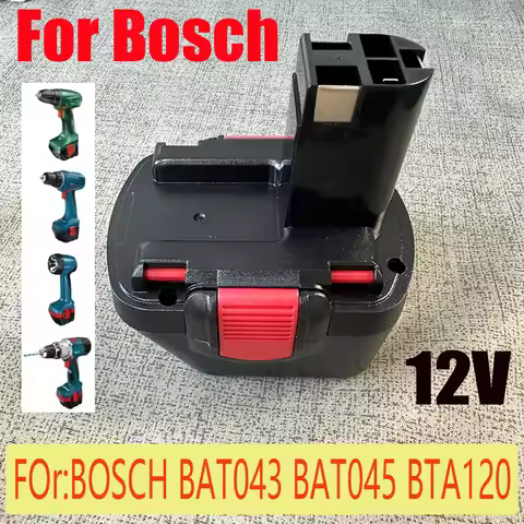New12V 12800mAh (For Bosch )12V PSR 1200electric battery GSR 12V AHS GSB GSR 12 VE-2 BAT043 BAT045 B