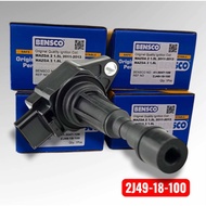 IGNITION COIL NEW ORIGINAL BENSCO Z349-18-100 MADE IN ASIA FOR MAZDA 2 1.5L 2011-2013 / MAZDA 3 1.8L