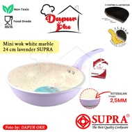 Supra 24 cm White Marble Non-Stick Mini Frying Pan Handle Pan/ Wok/ Wok/