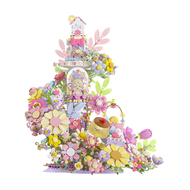 FINDING UNICORN HAPPY Rico Officially Licensed - Sweetheart Flower Castle