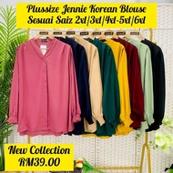 PLUS SIZE KOREAN MUSLIMAH FLOWY BLOUSE Jennie