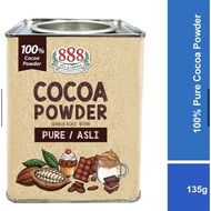 888 100% Pure Cocoa Powder (135g) 72% Cocoa Powder (135g) Premix Cocoa Powder - Hazelnut (135g)