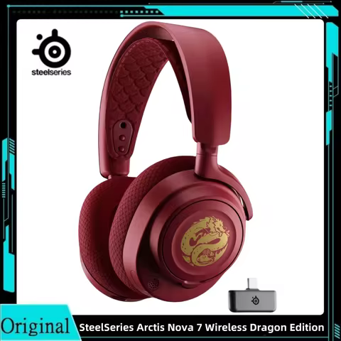 SteelSeries Arctis Nova 7 Wireless Dragon Edition Multi-Platform Gaming Headset 2.4GHz Wireless Blue