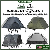 CampBoost DEFTHIKE Military Cot Bed Tent Katil Lipat Khemah Camping Waterproof Tent Camping Tent Bed