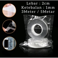 3 meters Clear Double-Sided Double-Sided Nano Multipurpose Tape 1mm