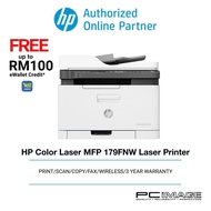 HP Color Laser MFP 179FNW Laser Printer Print/Scan/Copy/Fax/Wireless Toner Included 4ZB97A