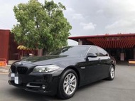 2015年  BMW F10 528i 【2.0 黑色 小改款 渦輪 附SAVE認證書 里程17萬 ikey 天窗 影音