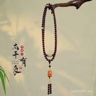 Natural Wood Carving diy108 Creative Play Bracelet Elephant God Small Leaf Red Sandalwood Ethnic Sty