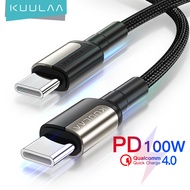 KUULAA Cáp PD 100W USB C 20V / 5A Dây sạc Ouick Ngày sạc nhanh Cáp nylon bện mật độ cao Bền hơn cho