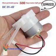 UMISTYDREAM9IQ0 Micro Peristaltic Pump, DC 5V Geared Motor Dosing Liquid Pump, DC 6V Squeeze Metal B
