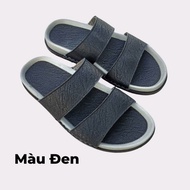 Dép nam 2 quai ngang thời trang trẻ QNXO20 ba màu đế nhẹ mềm êm chân