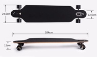 [Mei Hepi] Chi Yuan 41 Inch Professional Longboard Maple Cruiser Board