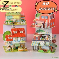 3D Paper Puzzles, Jigsaw Puzzles, Crafts, 3D House Models, Wooden House Puzzles, Early Childhood Edu