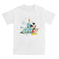 2026Walt World 50th Anniversary Mickey Magic T-Shirts for Men Women Cartoon Funny Cotton Tees Round 