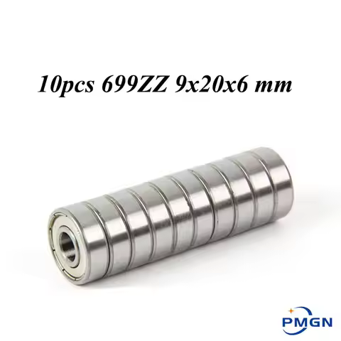 10PCS ABEC-5 699ZZ 699Z 699 ZZ 9x20x6 mm High quality Miniature Ball Bearings 619/9ZZ Balinera L2090