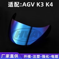 LZD  เลนส์สากลสำหรับหมวกกันน็อคเลนส์สีทองใสสีดำชุบเงินรุ่นต่างๆเหมาะสำหรับ AGV K3K4