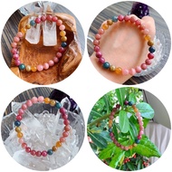 Natural Brazil Rainbow Tourmaline, Black Beauty Tourmaline Sweet Temperament Bracelet