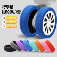 8pcs Luggage Wheel Protector Cover Reduce Noise Luggage Cover Protector Suitcase Wheel Cover Silicon