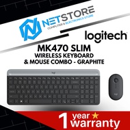 LOGITECH MK470 SLIM WIRELESS KEYBOARD AND MOUSE COMBO - GRAPHITE - 920-009182