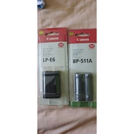 LP-E6 & BP-511A CANON BATTERY