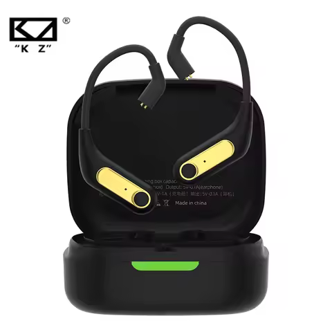 KZ AZ15 Bluetooth-compatible 5.2 Cable Wireless Ear Hook Upgrade Wireless Headphones with Charging C