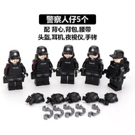 Produk Laris Disyorkan Mainan Bongkah Binaan Serasi Lego, Tentera Khas Tentera, Polis, Polis Khas, A