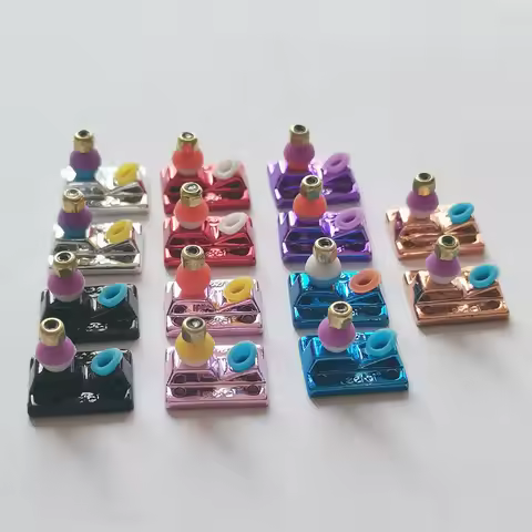 Fingerboard Truck Base with Soft PU Bushing Pivot Cup for Finger Skate Board Professional Mini Skate