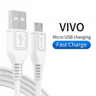 สายชาตแบตเร็ว Micro USB Cable 1m Fast Charging USB Vivo V11 V11i V15 Pro V5 V7 Y15 Y12 Y91 Y81 Y95 Y91i Y81i Y71 Y53 Y85 Y91C X21 S1 Y20i Y19 Y17 Y20 Y11 V15 V9 V7 Plus Micro USB Charge Cord Cable