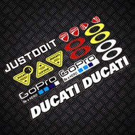 ❖◘△Reflective Waterproof Motorcycle Helmet Sticker Ducati shoei Arai