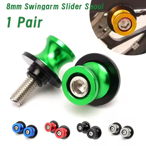 For Kawasaki Z650 Z800 Z900 Z1000 Sx ZX6R ZX10R Ninja 650 400 Versys Swingarm Spool Slider Stand Scr