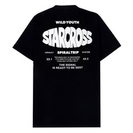[WINK] Starcross Men's T-shirt - SPIRALTRIP 2 - Black