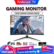 Monitor 27 Inch 165HZ Curve 24 Inch PC Computer Flat Moniter  75HZ IPS With HDMI/VGA For PS4/PS5
