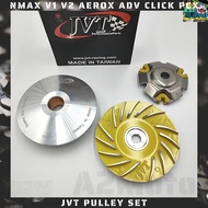 JVT Pulley SET Nmax 2020 V2 V1 Aerox Click 150 PCX ADV 150 Airblade Drive Face Back Plate