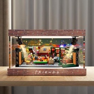 川帝亞克力展示盒適用樂高21319美劇老友記咖啡館積木玩具防塵罩