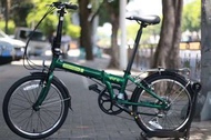 DAHON KBA061 6速 20吋 鋁合金 折叠車 送水架前後蛙燈叮叮