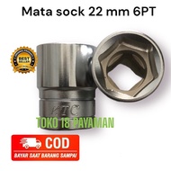 MATA KTC 22 mm 6PT socket bit 1/ 2 inch 22 mm socket wrench B4-22 KTC Japan Original