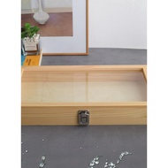 (New Date) Custom wooden box with lock, transparent storage box, jewelry gift box, ch-shaped wooden 