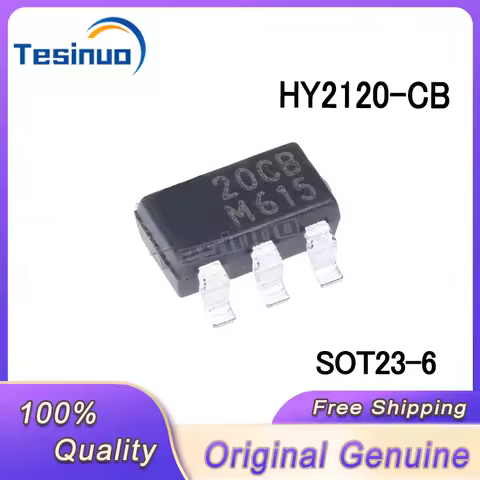 10/PCS New Original HY2120-CB Screen printing 20CB SOT23-6 Dual lithium battery protection chip In S