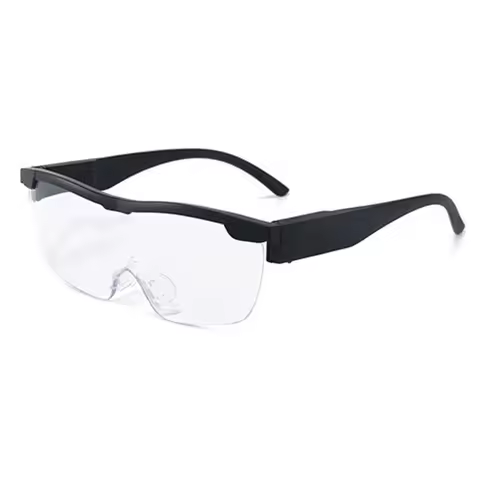 2.5X Magnifier Hands Reading Glasses for Head Eyeglass Lenses Jewelry Loupe Glasses for Seniors Elde